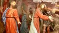 Jésus arrêté par les soldats du Grand Prêtre