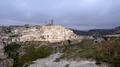 Matera, vue depuis l’autre côté du ravin Matera, vue depuis l’autre côté du ravin