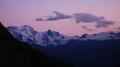 Vallée de Zermatt en direction sud - Au fond, le Klein Matterhorn [Petit Cervin]