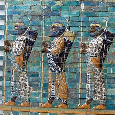Frise des Archers - Palais de Darius Ier à Suse – Berlin, Musée de Pergame