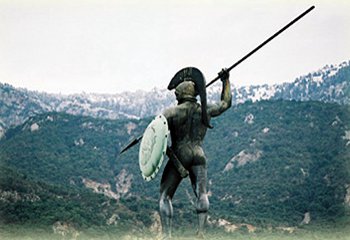 Statue de Léonidas aux Thermopyles
