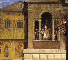 L’incendie du Borgo, peint par Raphaël en 1517 - Musées du Vatican